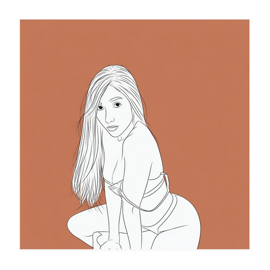 Contorno Babe 127 — El Lienzo del Ganso · Nº3015