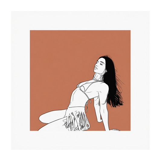 Contorno Fern 98 — El Lienzo del Ganso · Nº3100