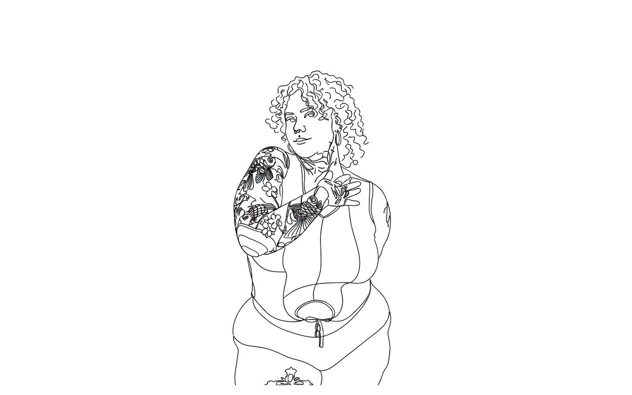 Terciopelo y Palmas Nº1340 — Arte de Línea